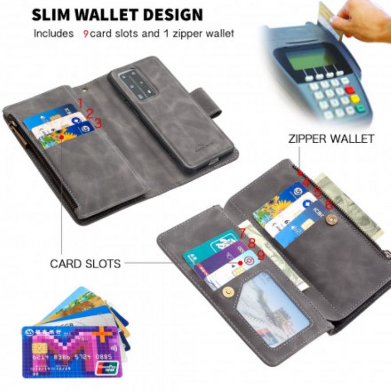Cover Huawei P40 Pro Staccabile Con Zip