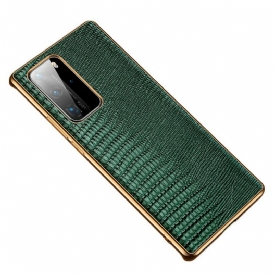 Cover Huawei P40 Pro Vera Pelle Di Lucertola
