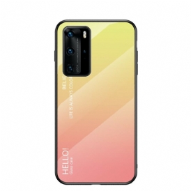 Cover Huawei P40 Pro Vetro Temperato Ciao