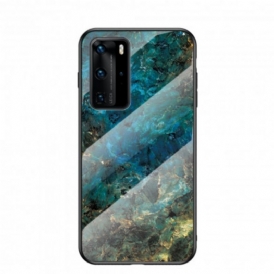 Cover Huawei P40 Pro Vetro Temperato Di Colori Premium