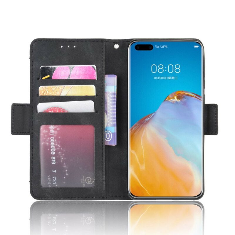 Custodia in pelle Huawei P40 Pro Classe Premier Multi-carta