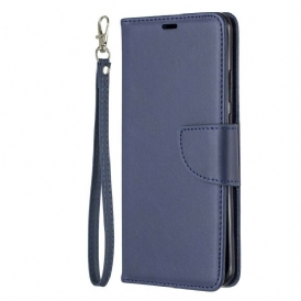 Custodia in pelle Huawei P40 Pro Folio Cover Lembo Liscio Obliquo