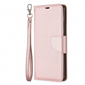 Custodia in pelle Huawei P40 Pro Folio Cover Litchi Rabat Obliquo