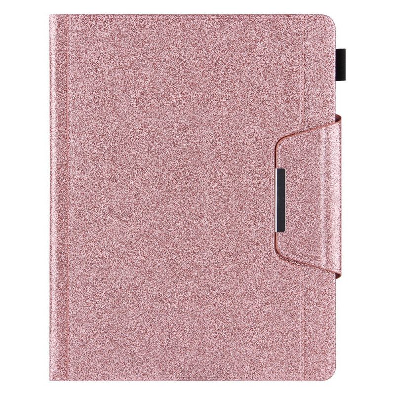 Custodia in pelle iPad Pro 12.9" (2021) Chiusura In Argento In Ecopelle