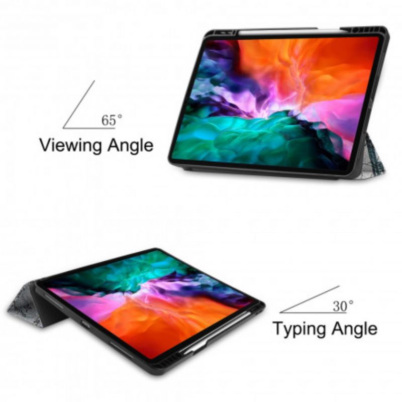 Custodia iPad Pro 12.9" (2021) Porta Stilo Torre Eiffel