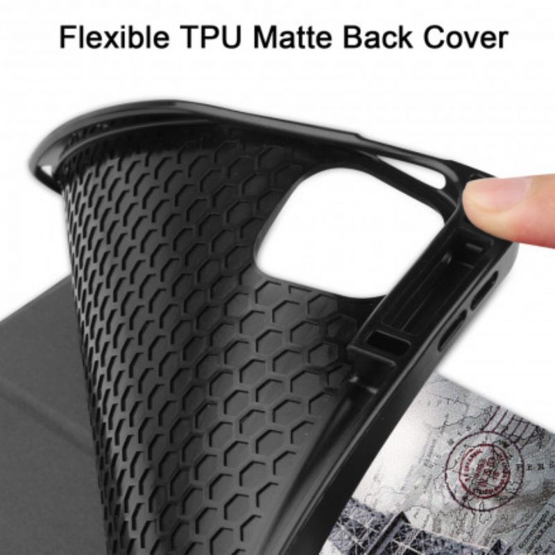 Custodia iPad Pro 12.9" (2021) Porta Stilo Torre Eiffel