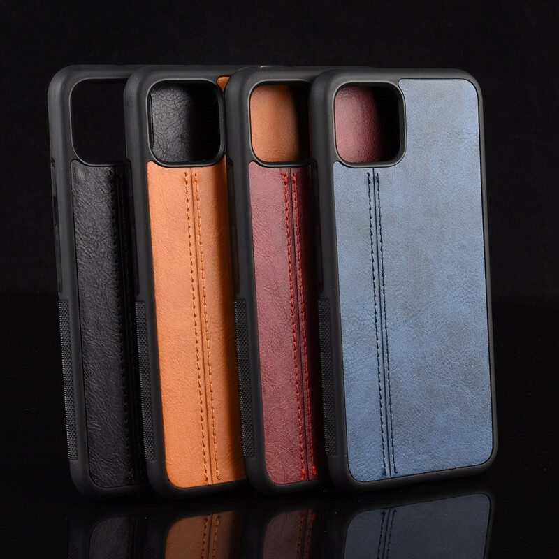 Cover Google Pixel 4 Effetto Pelle Couture