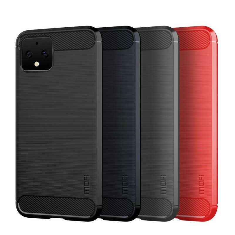 Cover Google Pixel 4 Fibra Di Carbonio Spazzolata Mofi