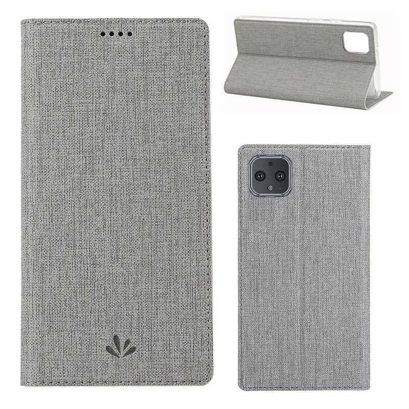 Folio Cover Google Pixel 4 Custodia in pelle Strutturato