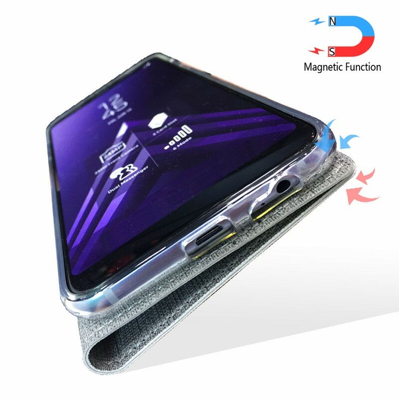 Folio Cover Google Pixel 4 Custodia in pelle Strutturato