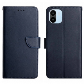 Custodia A Portafoglio Xiaomi Redmi A1 Vera Pelle Nappa