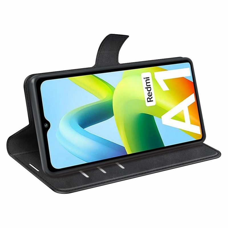 Custodia in pelle Xiaomi Redmi A1 Effetto Pelle Estremamente Sottile
