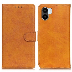 Custodia in pelle Xiaomi Redmi A1 Effetto Pelle Retrò Opaca