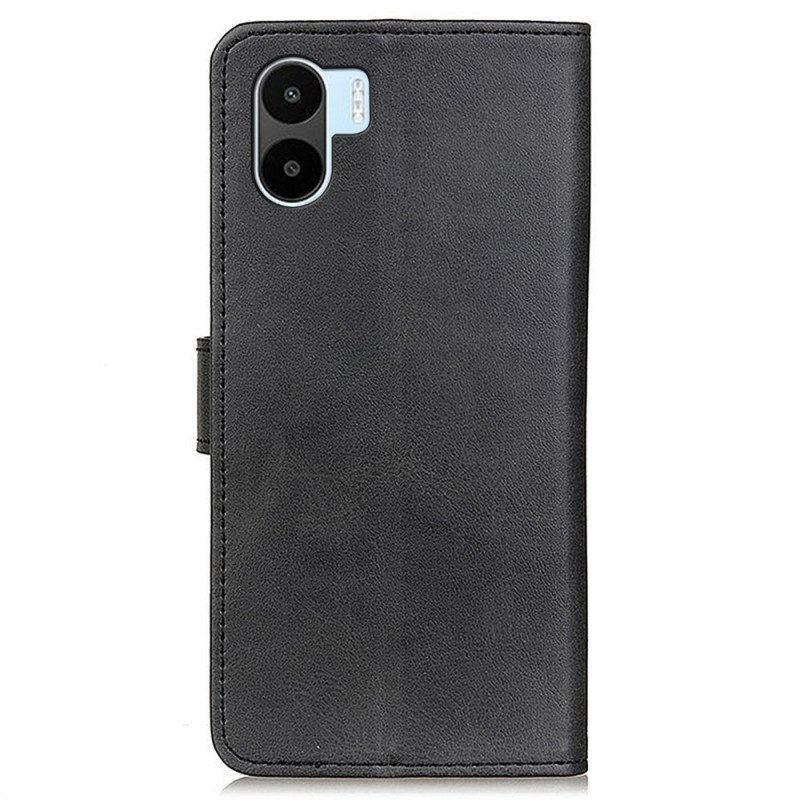 Custodia in pelle Xiaomi Redmi A1 Effetto Pelle Retrò Opaca