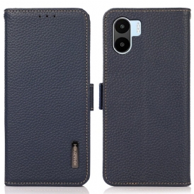 Custodia in pelle Xiaomi Redmi A1 Pelle Litchi Khazneh Rfid