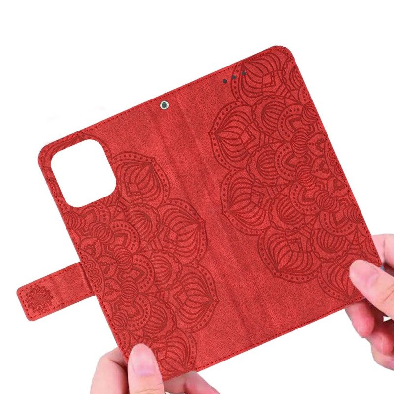 Custodia in pelle Xiaomi Redmi A1 Mandala Strappy