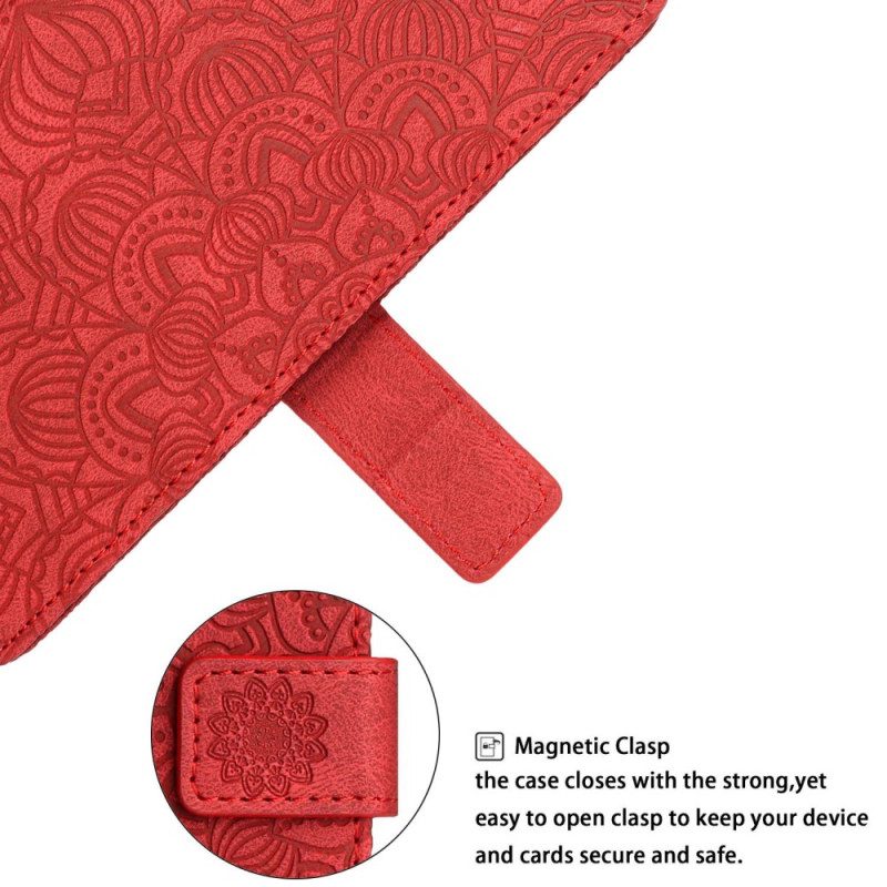 Custodia in pelle Xiaomi Redmi A1 Mandala Strappy