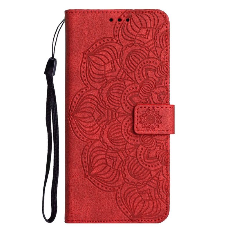 Custodia in pelle Xiaomi Redmi A1 Mandala Strappy