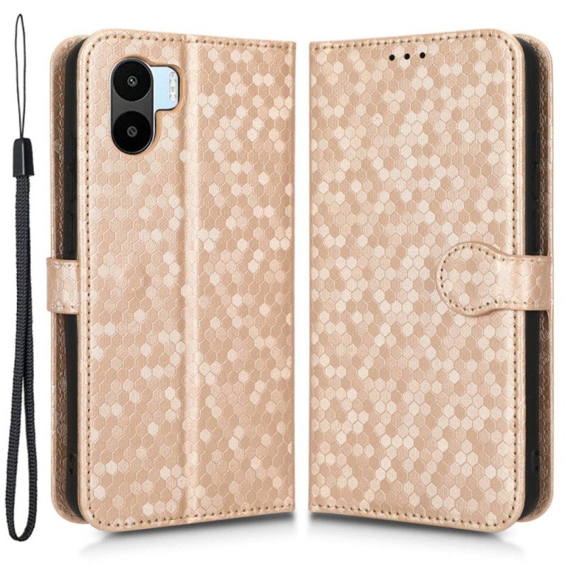 Custodia in pelle Xiaomi Redmi A1 Modello 3d Strappy