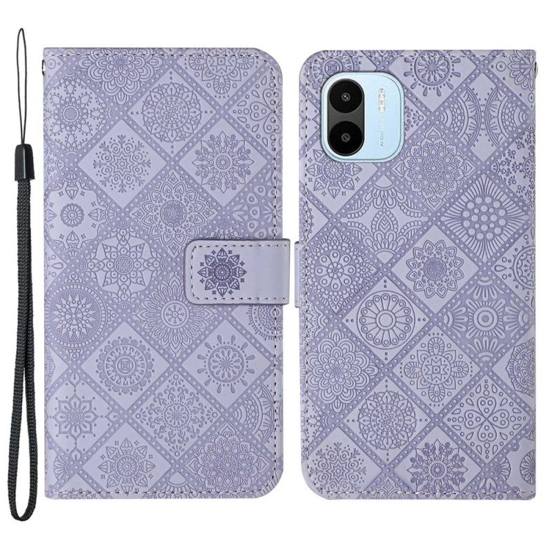 Custodia in pelle Xiaomi Redmi A1 Modello Di Arazzo