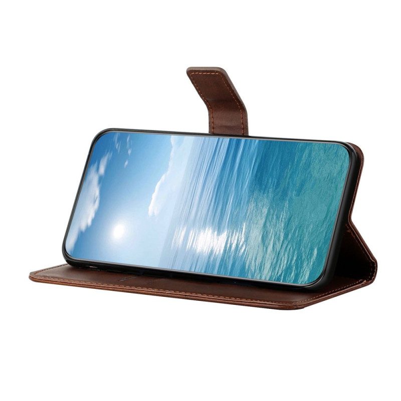 Custodia in pelle Xiaomi Redmi A1 X Design Stile In Pelle Geo