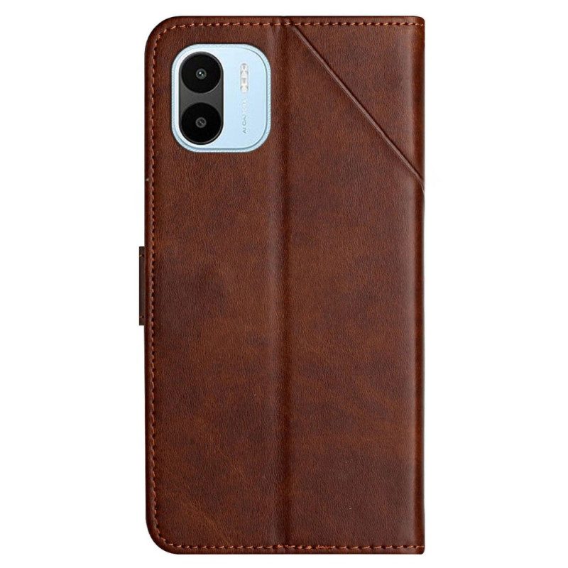 Custodia in pelle Xiaomi Redmi A1 X Design Stile In Pelle Geo