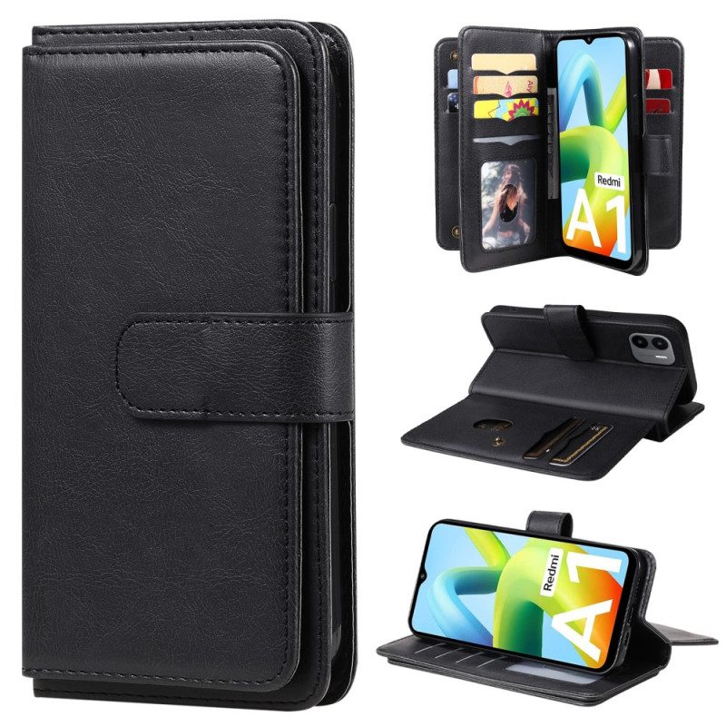 Folio Cover Xiaomi Redmi A1 10 Titolari Di Carte