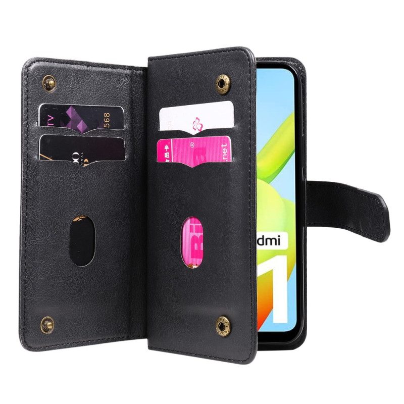 Folio Cover Xiaomi Redmi A1 10 Titolari Di Carte