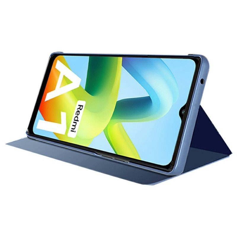 Folio Cover Xiaomi Redmi A1 Custodia in pelle Specchio