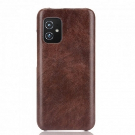 Cover Asus Zenfone 8 Effetto Pelle Litchi
