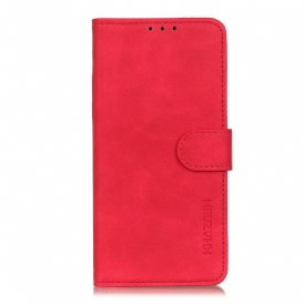 Custodia in pelle Asus Zenfone 8 Effetto Pelle Vintage Opaca Khazneh
