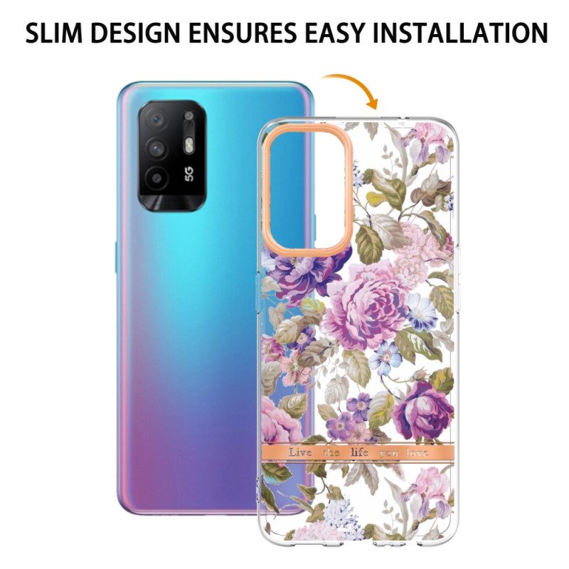 Cover Oppo A94 5G Fiori Di Begonia