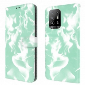 Custodia A Portafoglio Oppo A94 5G Modello Astratto