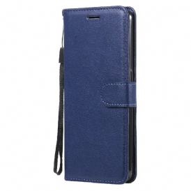 Custodia in pelle Oppo A94 5G Ecopelle Con Cinturino