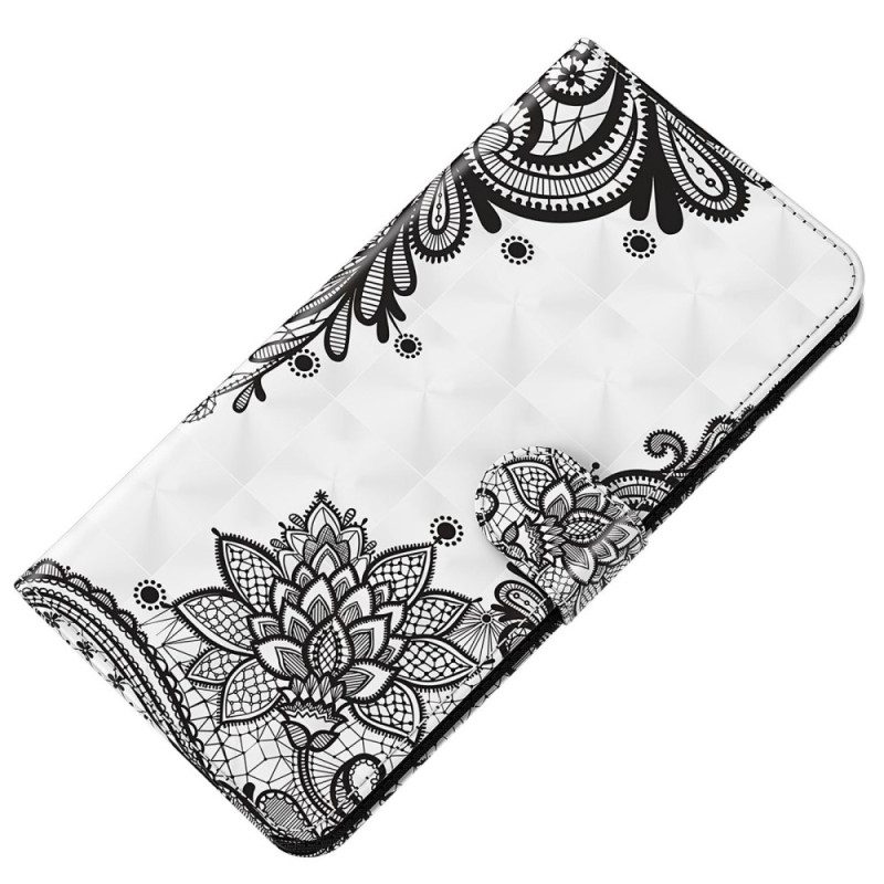 Custodia in pelle Oppo A94 5G Laccio In Ecopelle Con Cinturino