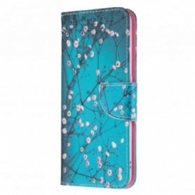 Folio Cover Oppo A94 5G Custodia in pelle Rami Fioriti