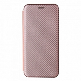 Folio Cover Oppo A94 5G Custodia in pelle Silicone Colorato Al Carbonio