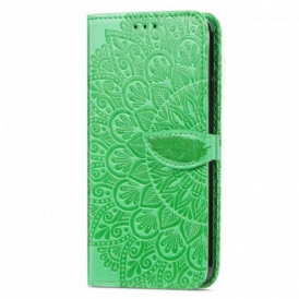 Folio Cover Oppo A94 5G Foglie Tribali
