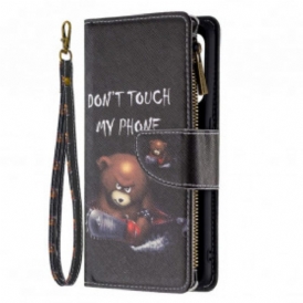 Folio Cover Oppo A94 5G Orsetto Tascabile Con Cerniera