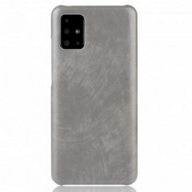 Cover Samsung Galaxy A71 5G Effetto Pelle Litchi