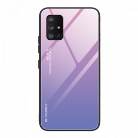 Cover Samsung Galaxy A71 5G Vetro Temperato Sii Te Stesso