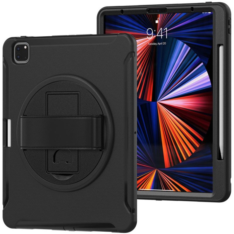 Cover iPad Pro 12.9" (2022) Ultra Resistente Con Cinturino E Supporto