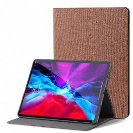 Custodia in pelle iPad Pro 12.9" (2022) Tessuto X-level
