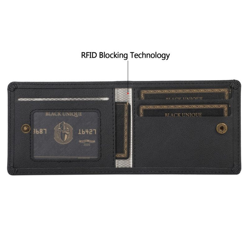 Custodia in pelle iPad Pro 12.9" (2022) Tracolla Rfid Effetto Pelle