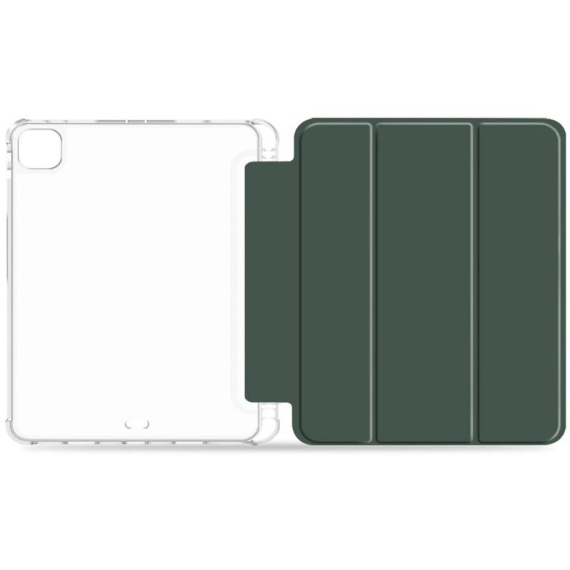 Custodia iPad Pro 12.9" (2022) Portapenne Posteriore Trasparente