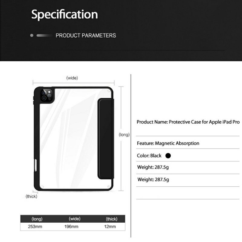 Custodia iPad Pro 12.9" (2022) Staccabile