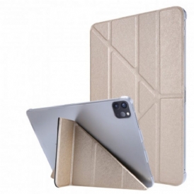 Custodia iPad Pro 12.9" (2022) Trama Di Seta In Ecopelle