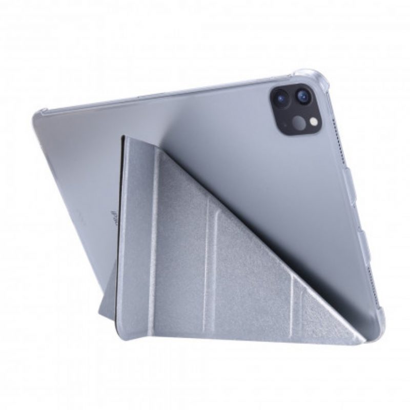Custodia iPad Pro 12.9" (2022) Trama Di Seta In Ecopelle