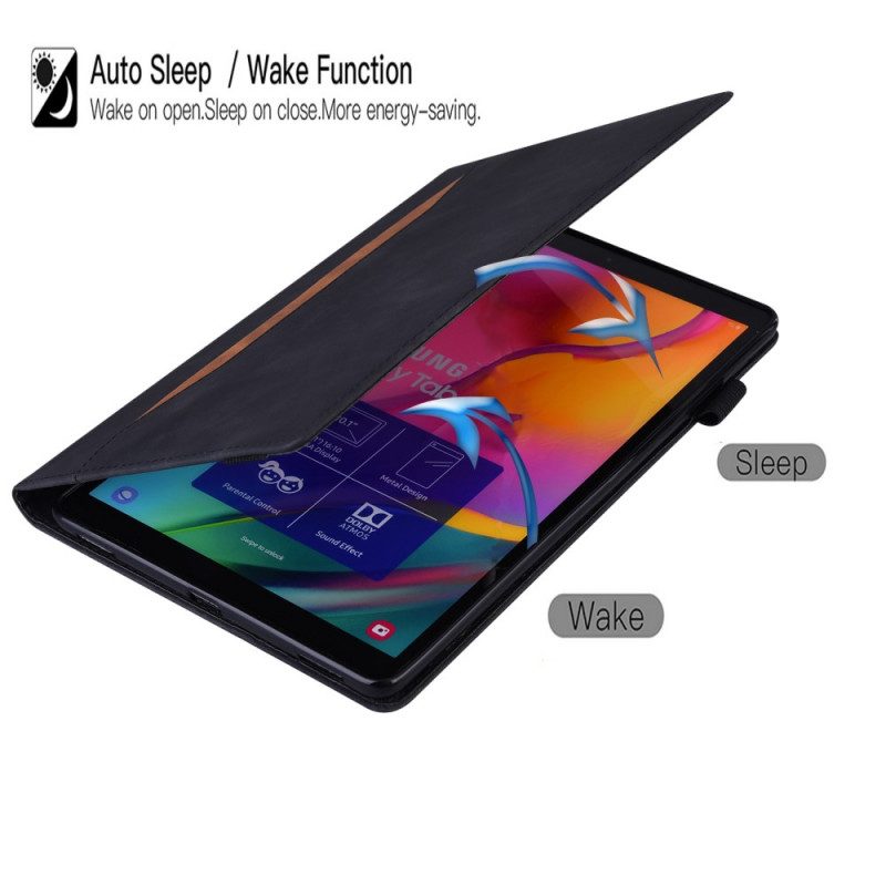 Folio Cover iPad Pro 12.9" (2022) Affari In Pelle Stile