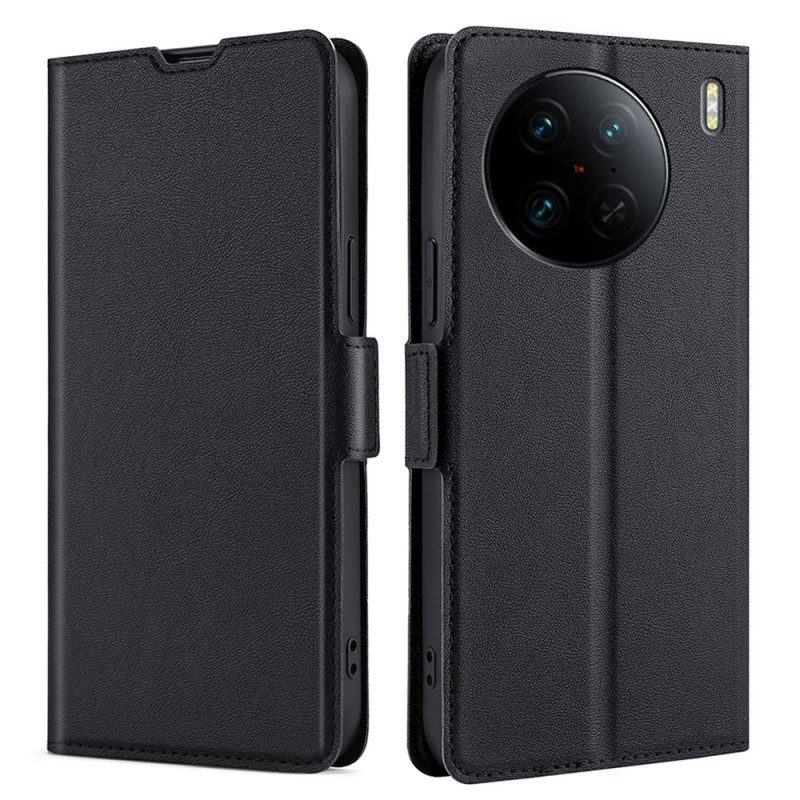 Custodia in pelle Vivo X90 Pro Finezza Doppia Chiusura